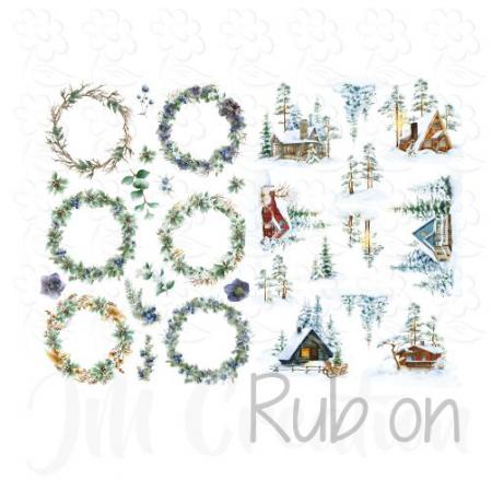 Winterlandschaft + Co. - Rub On